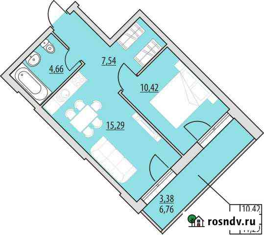1-комнатная квартира, 41 м², 15/17 эт. на продажу в Кирове Киров