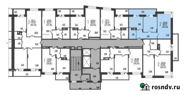 2-комнатная квартира, 53 м², 11/16 эт. на продажу в Брянске Брянск - изображение 1