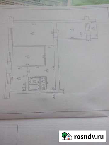 3-комнатная квартира, 69 м², 2/3 эт. на продажу в Топках Топки - изображение 1