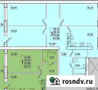 3-комнатная квартира, 95 м², 9/10 эт. на продажу в Смоленске Смоленск