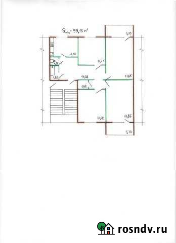 4-комнатная квартира, 99 м², 5/5 эт. на продажу в Смоленске Смоленск - изображение 1