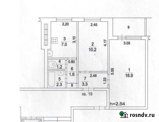 Комната 10 м² в 2-ком. кв., 5/9 эт. на продажу в Биокомбинате Биокомбината - изображение 1