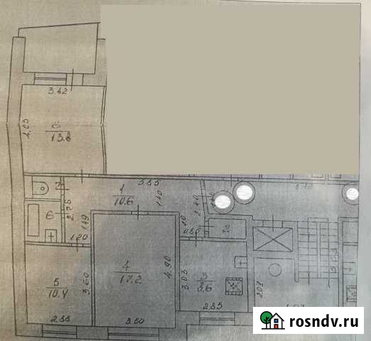 3-комнатная квартира, 65 м², 4/9 эт. на продажу в Трехгорном Трехгорный - изображение 1