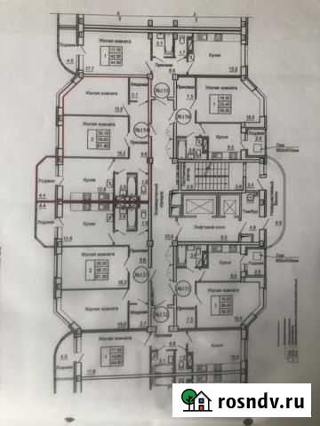 2-комнатная квартира, 59 м², 12/17 эт. на продажу в Климовске Климовск - изображение 1