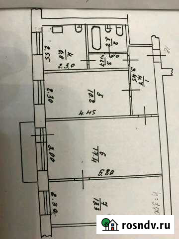 3-комнатная квартира, 56 м², 2/3 эт. на продажу в Вышнем Волочке Вышний Волочек - изображение 1