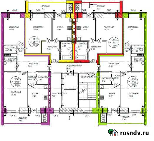 2-комнатная квартира, 61 м², 6/10 эт. на продажу в Йошкар-Оле Йошкар-Ола - изображение 1