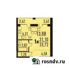 1-комнатная квартира, 33 м², 6/9 эт. на продажу в Томске Томск
