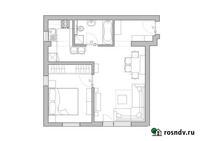2-комнатная квартира, 34 м², 2/2 эт. на продажу в Шадринске Шадринск - изображение 1