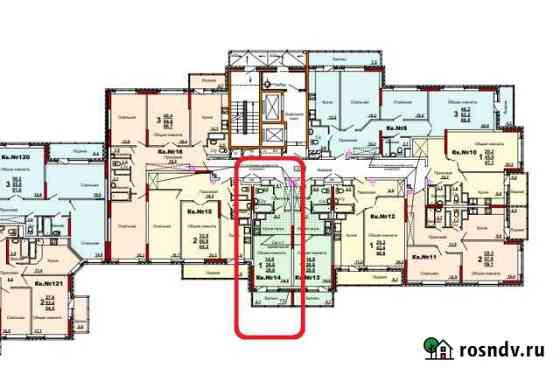 Квартира-студия, 29 м², 2/14 эт. на продажу в Туле Тула