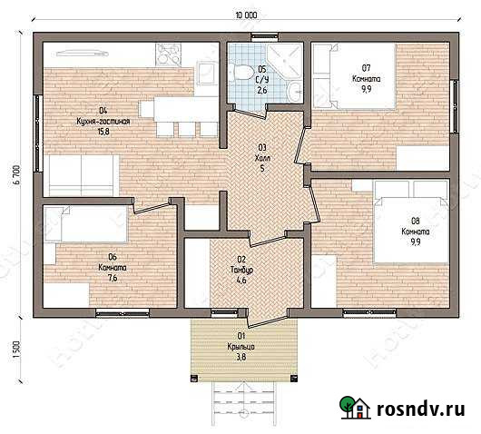 Дом 70 м² на участке 10 сот. на продажу в Егорьевске Егорьевск - изображение 1