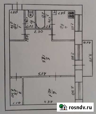 2-комнатная квартира, 42 м², 4/4 эт. на продажу в Ахтубинске Ахтубинск - изображение 1