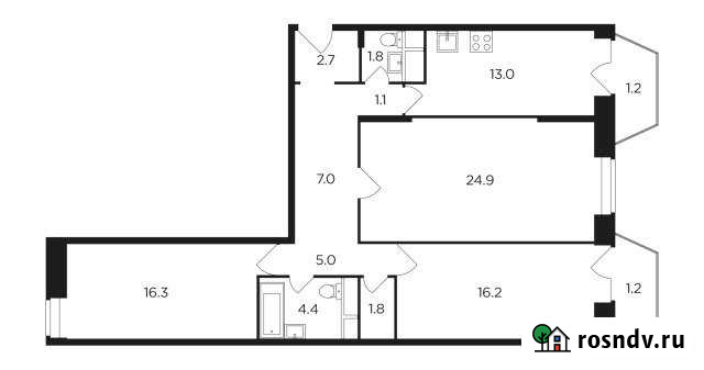 3-комнатная квартира, 96 м², 6/12 эт. на продажу в Наро-Фоминске Наро-Фоминск - изображение 1
