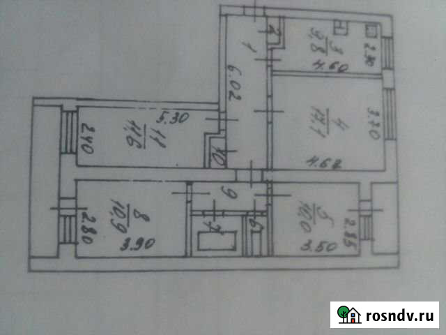 4-комнатная квартира, 82 м², 3/9 эт. на продажу в Белгороде Белгород - изображение 1