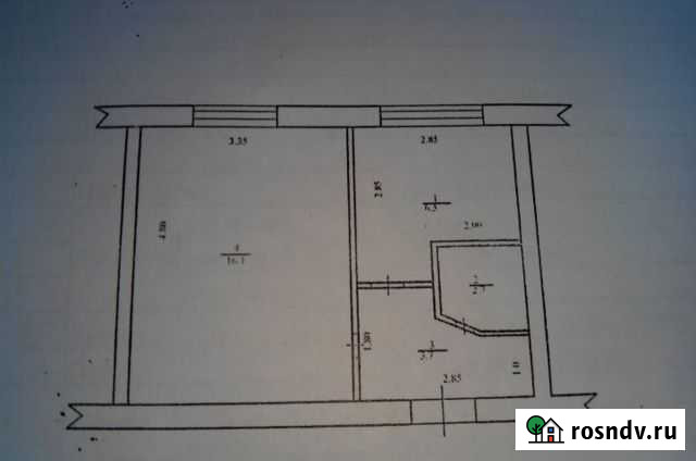 1-комнатная квартира, 29 м², 5/5 эт. на продажу в Карасуке Карасук - изображение 1