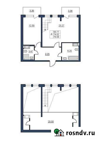 Своб. планировка, 76.5 кв.м., 8/8 эт. Санкт-Петербург - изображение 1