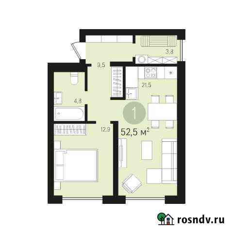 1-комнатная квартира, 52 м², 1/16 эт. на продажу в Сургуте Сургут