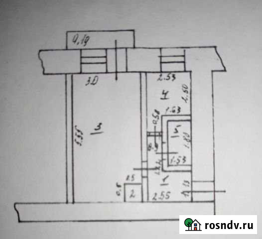 1-комнатная квартира, 33 м², 3/5 эт. на продажу в Рыбном Рыбное - изображение 1