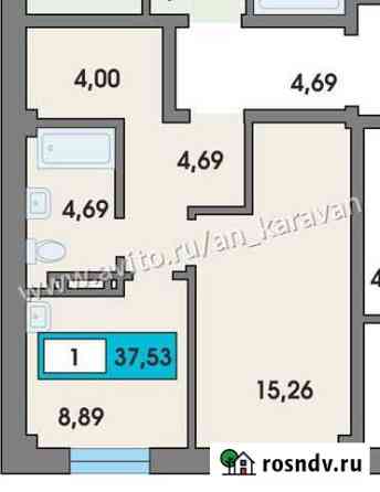 1-комнатная квартира, 37 м², 1/10 эт. на продажу в Сосновоборске Красноярского края Сосновоборск