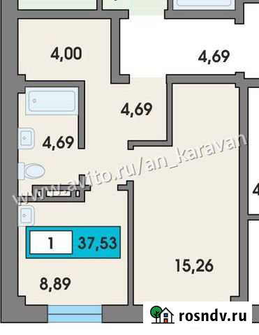 1-комнатная квартира, 37 м², 1/10 эт. на продажу в Сосновоборске Красноярского края Сосновоборск - изображение 1