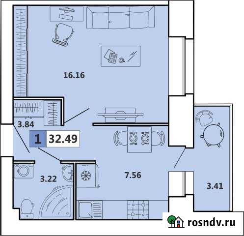 1-комнатная квартира, 32 м², 4/11 эт. на продажу в Архангельске Архангельск - изображение 1