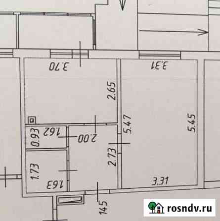 1-комнатная квартира, 37 м², 1/4 эт. на продажу в Сертолово Сертолово