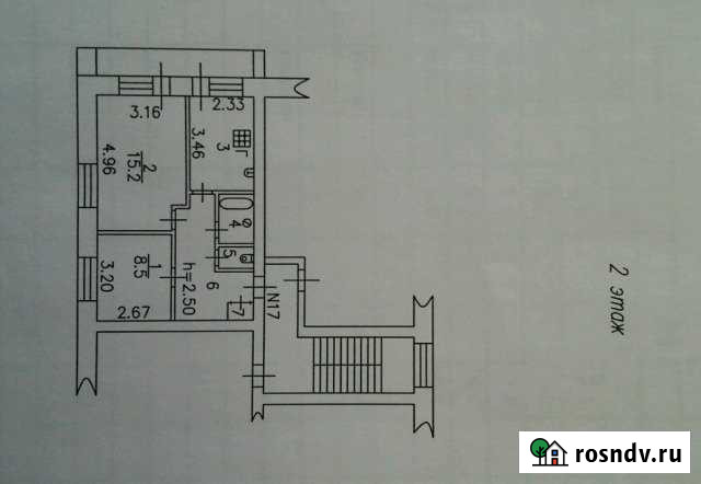 2-комнатная квартира, 44 м², 2/2 эт. на продажу в Никологорах Никологоры - изображение 1