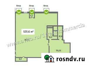 Торговое помещение, 531.6 кв.м. Уфа - изображение 1