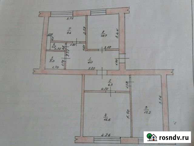3-комнатная квартира, 74 м², 4/4 эт. на продажу в Уварово Уварово - изображение 1
