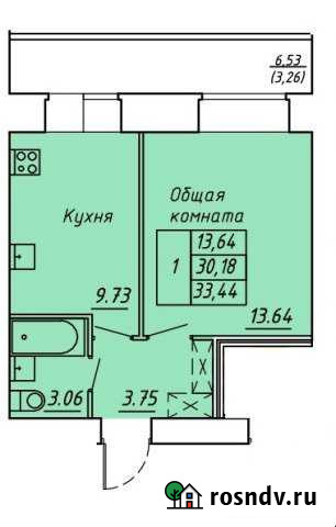 1-комнатная квартира, 33 м², 4/14 эт. на продажу в Вологде Вологда - изображение 1