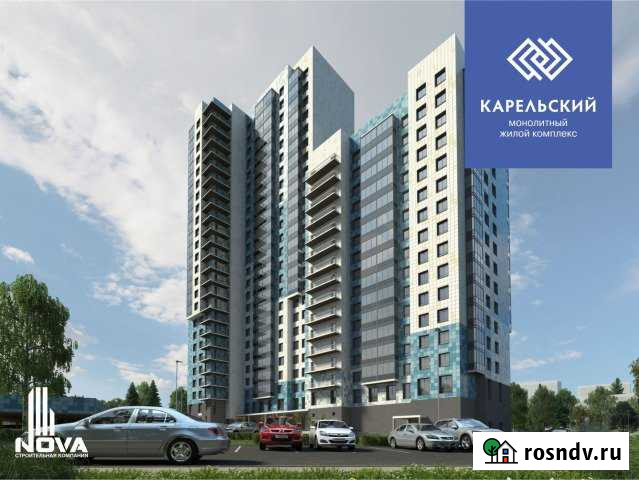 2-комнатная квартира, 39 м², 4/25 эт. на продажу в Петрозаводске Петрозаводск - изображение 1