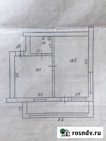 1-комнатная квартира, 35 м², 1/2 эт. на продажу в Кисляковской Кисляковская - изображение 1