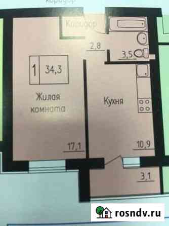 1-комнатная квартира, 34 м², 3/3 эт. на продажу в Калуге Калуга
