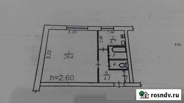 1-комнатная квартира, 42 м², 2/4 эт. на продажу в Елизово Елизово - изображение 1