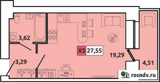 Квартира-студия, 28 м², 5/5 эт. на продажу в Северодвинске Северодвинск