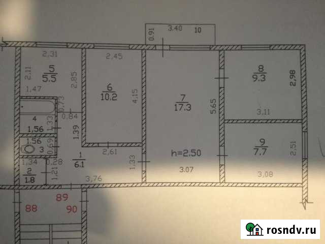 4-комнатная квартира, 61 м², 5/5 эт. на продажу в Шире Шира - изображение 1