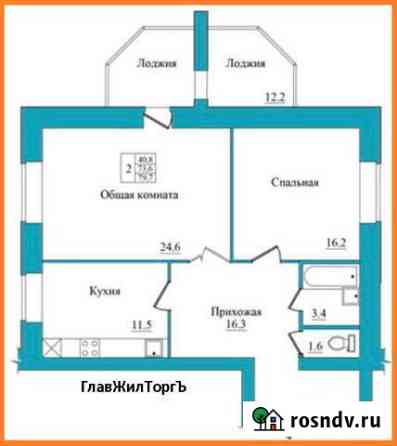 2-комнатная квартира, 79 м², 4/5 эт. на продажу в Пскове Псков