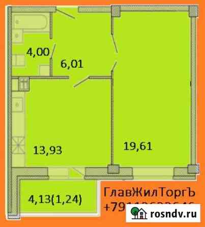 1-комнатная квартира, 44 м², 8/9 эт. на продажу в Пскове Псков