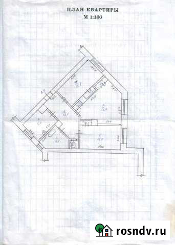 3-комнатная квартира, 83 м², 3/3 эт. на продажу в Магадане Магадан - изображение 1