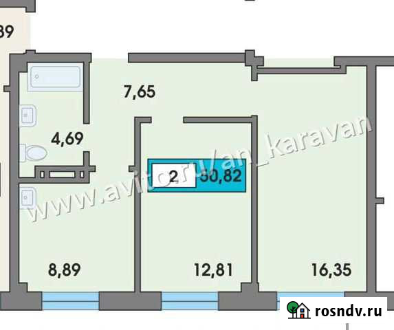 2-комнатная квартира, 50 м², 1/10 эт. на продажу в Сосновоборске Красноярского края Сосновоборск - изображение 1