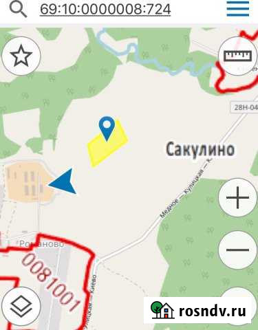 Участок СНТ, ДНП 464 сот. на продажу в Лихославле Лихославль - изображение 1