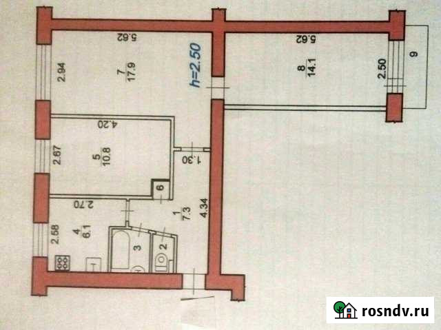 3-комнатная квартира, 60 м², 3/5 эт. на продажу в Бологом Бологое - изображение 1