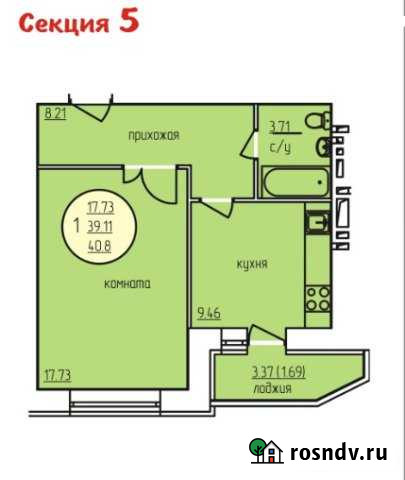 1-комнатная квартира, 40 м², 2/10 эт. на продажу в Волжском Самарской области Волжский - изображение 1
