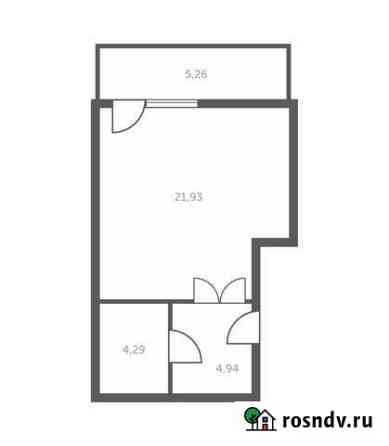Квартира-студия, 33 м², 9/13 эт. на продажу в Железногорске Курской области Железногорск