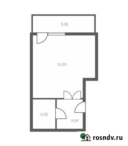 Квартира-студия, 33 м², 9/13 эт. на продажу в Железногорске Курской области Железногорск - изображение 1