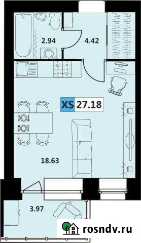 Квартира-студия, 27 м², 3/5 эт. на продажу в Северодвинске Северодвинск - изображение 1