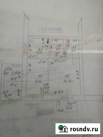 2-комнатная квартира, 48 м², 2/2 эт. в аренду на длительный срок в Шахтах Шахты - изображение 1