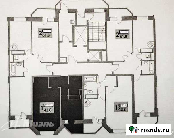 1-комнатная квартира, 42 м², 12/14 эт. на продажу в Звенигороде Звенигород - изображение 1