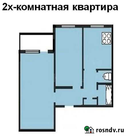 2-комнатная квартира, 44 м², 7/9 эт. на продажу в Тобольске Тобольск - изображение 1