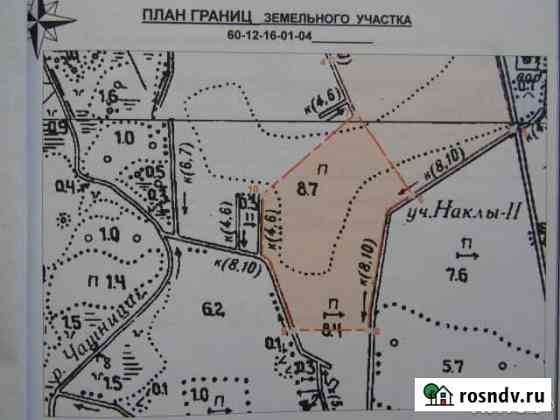 Участок СНТ, ДНП 1270 сот. на продажу в Опочке Опочка