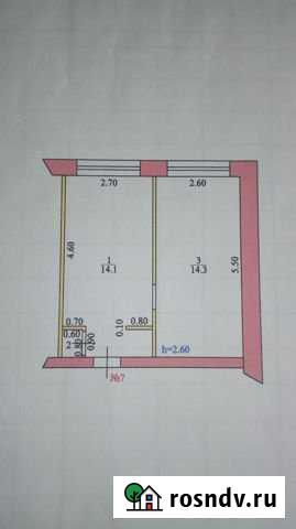 Комната 30 м² в 2-ком. кв., 2/2 эт. на продажу в Октябрьском Волгоградской области Октябрьский - изображение 1